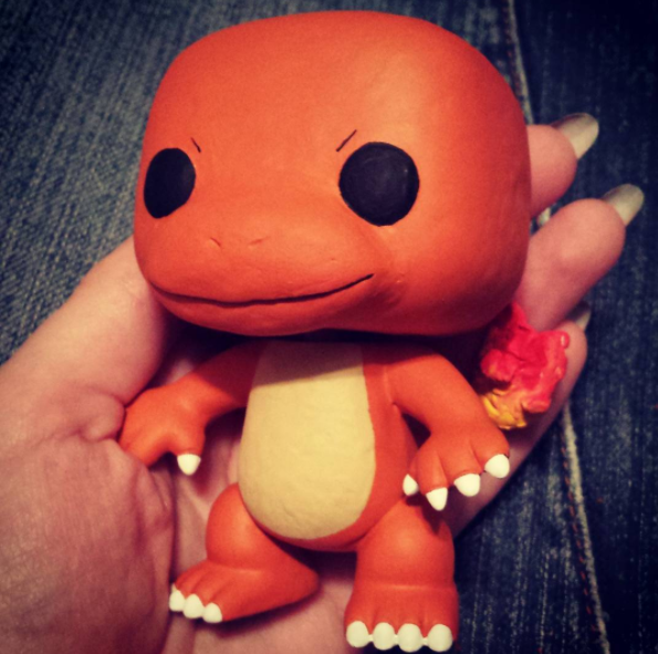 charmander glitter funko